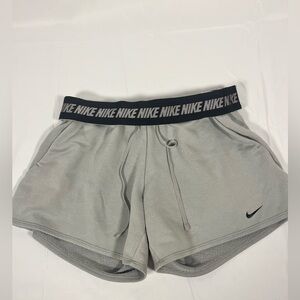 Nike Athletic Shorts Dri-Fit Gray Drawstring | Size Small